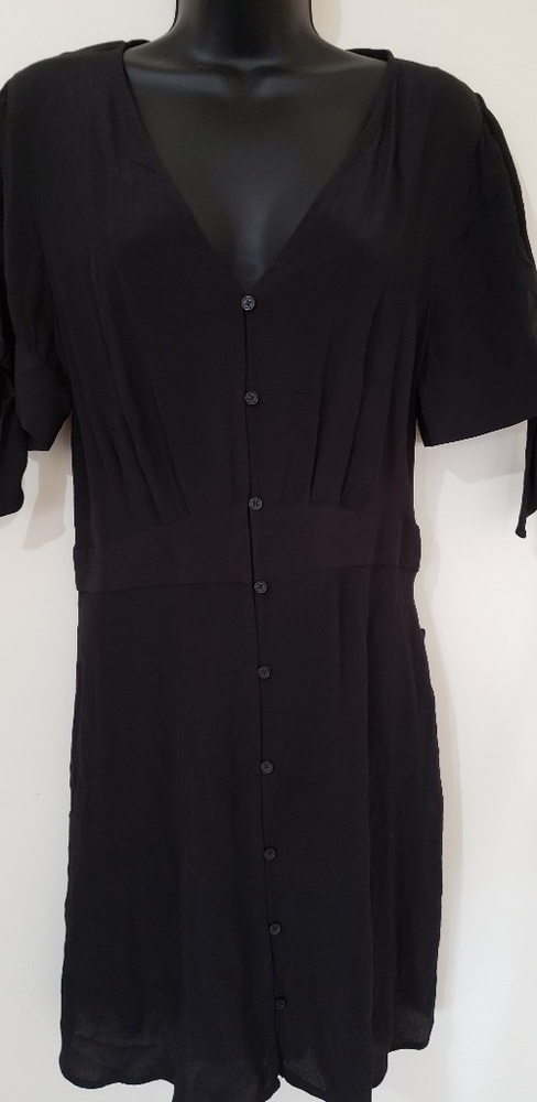 Express Black shirt mini dress